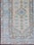 Turkish Hand Knotted Oushak Rug From Turkey With All Over Design in Blues and Cream For Sale - Image 3 of 11