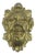 Bacchus Cast Brass Dooe Knocker For Sale