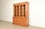 Neoclassical Thomasville Italian Neoclassical Carved Walnut Lighted Breakfront Bookcase Cabinet, Circa 1960s For Sale - Image 3 of 16