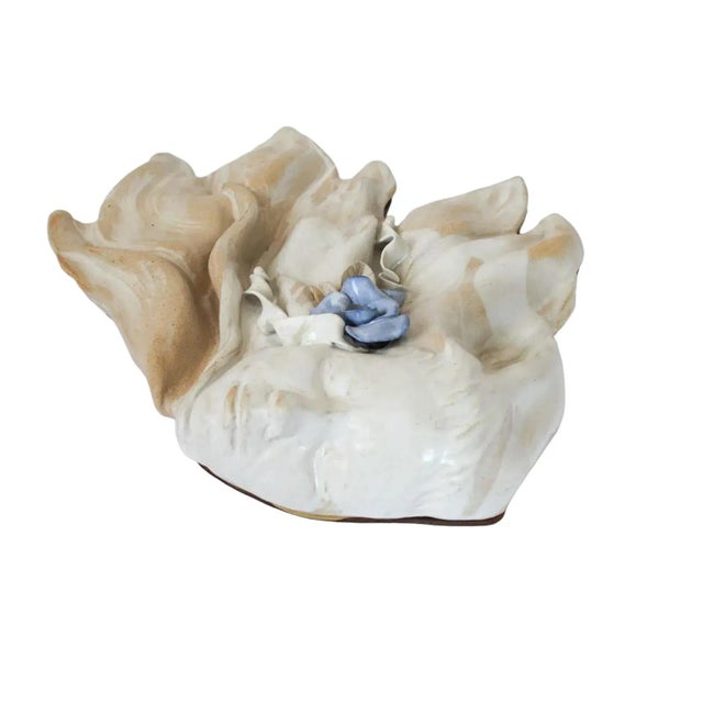 Beige Vintage Studio Pottery Figurative Wall Art Sculpture For Sale - Image 8 of 9