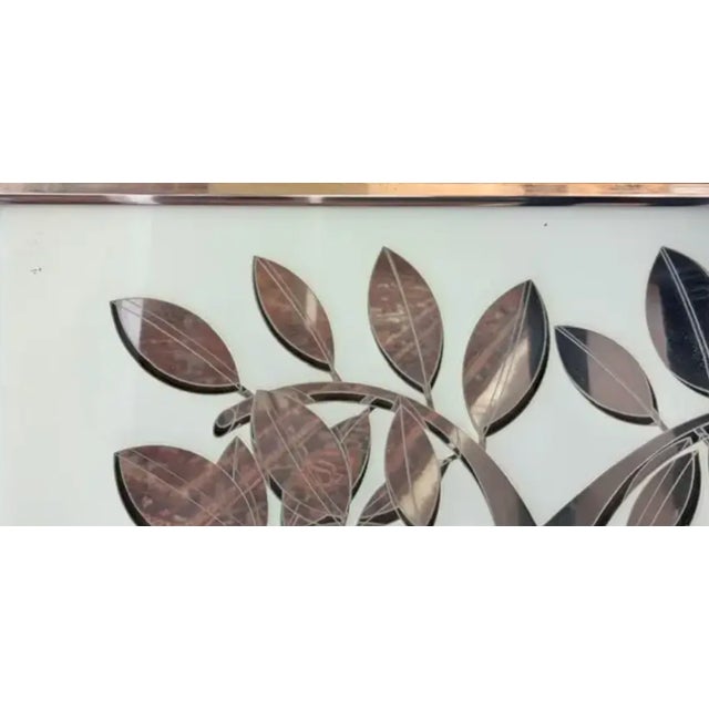 Greg Copeland Original Mid Century Greg Copeland Tree of Life Mirror With Apple - Signed and Dated For Sale - Image 4 of 9