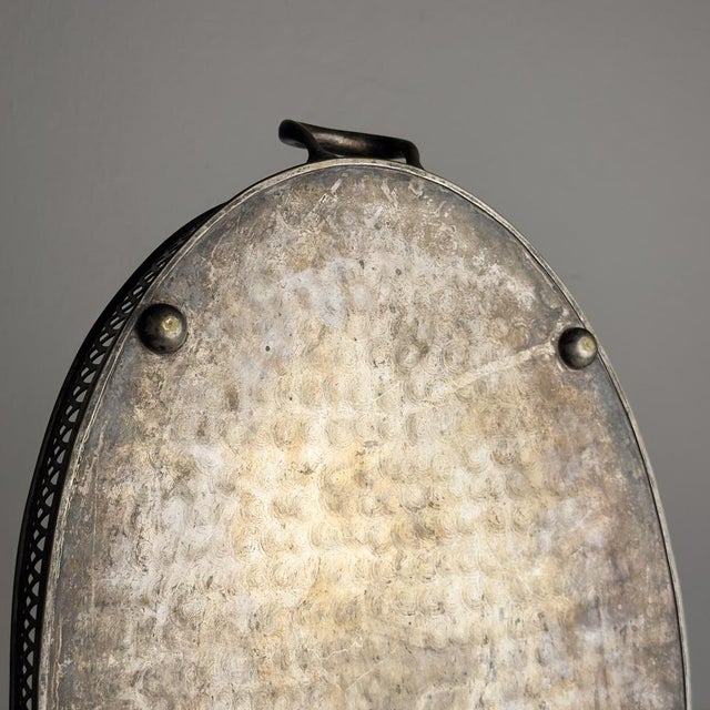 Large Silver Plated Tray by Le Couvert Francais, 1950s For Sale - Image 9 of 12