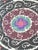 Mid-Century Modern Decorative Pastel Pink Suzani Tablecloth 3'9'' X 4'1'' For Sale - Image 3 of 8