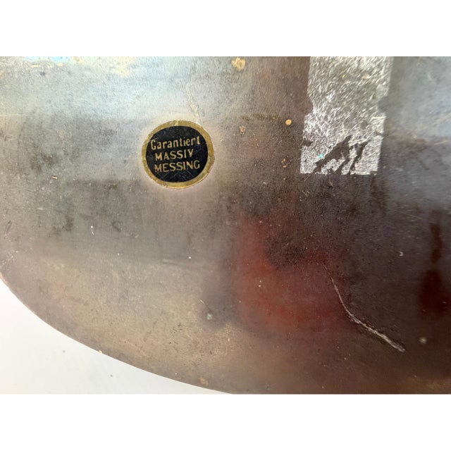Vintage Brass Peacock Bowl, 1980s For Sale - Image 4 of 10