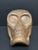 Figurative Vintage Carved Solid Wood Skull Sculpture For Sale - Image 3 of 7