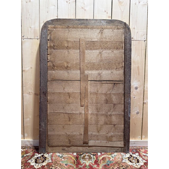 Louis Philippe Mirror in Wood Frame For Sale - Image 6 of 7
