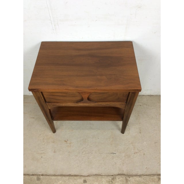 Mid-Century Modern Mid Century Modern Kent Coffey Perspecta End Table With Single Drawer For Sale - Image 3 of 12