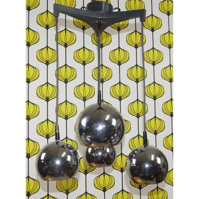 Mega lamp - cascade also for not quite as high ceilings !!!! Superstylish 70s ceiling lamp Small cascade Space Age Design...