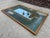Late 20th Century Vintage Hand-Painted Tropical Landscape Beveled Wall Mirror For Sale - Image 5 of 12