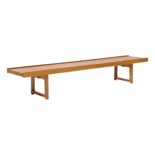 Torbjørn Afdal for Bruksbo Mid Century Danish Teak Krobo Bench For Sale