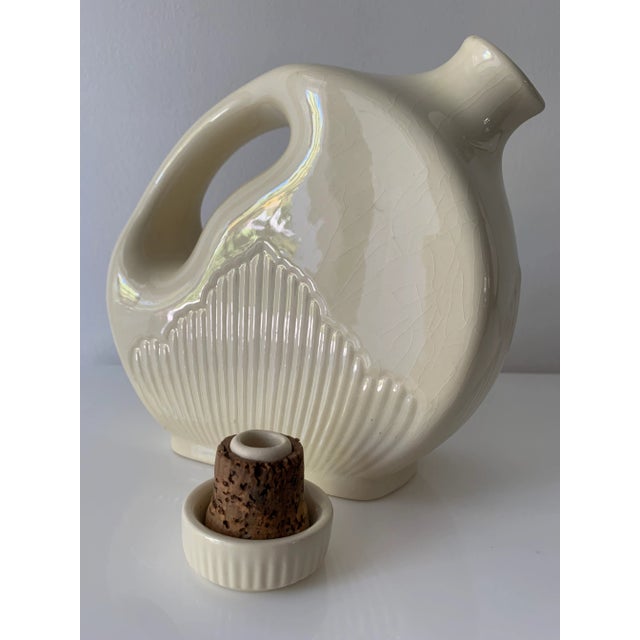 Vintage 1930's Water Pitcher With Cork Top For Sale - Image 9 of 11