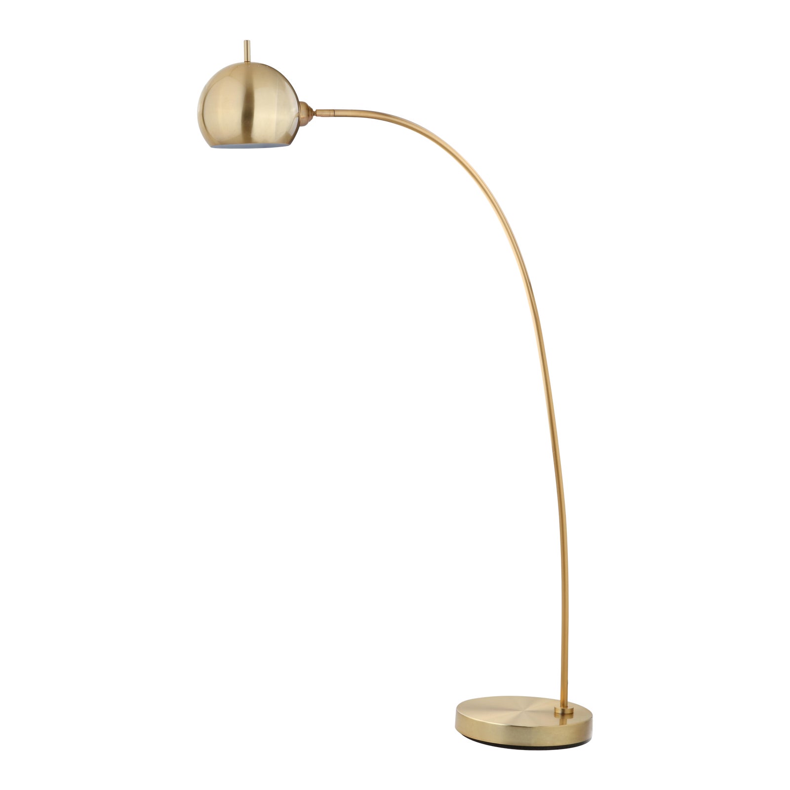 Contemporary Arc Floor Lamp - Gold | Chairish