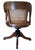 Brown Victorian Oak Revolving Desk Chair, 1890s For Sale - Image 8 of 14