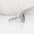 Metal Emerald Cut Zambian Emerald Diamond Double Halo Ring: Solid 14k Gold, 7x4mm, Size 6.75 For Sale - Image 7 of 9