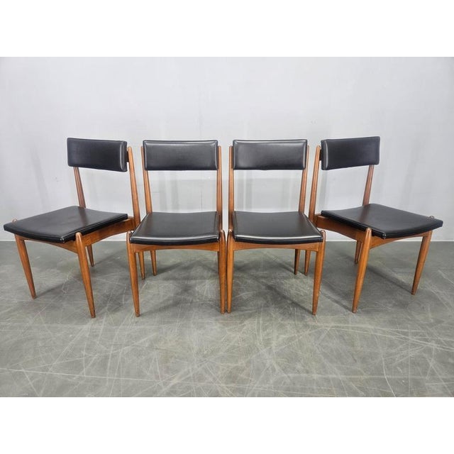 Mid-Century Dining Chairs, Denmark, 1970s, Set of 4 For Sale - Image 4 of 13