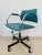 Blue Ocean Blue Desk Chair from Kovona, 1970s For Sale - Image 8 of 9
