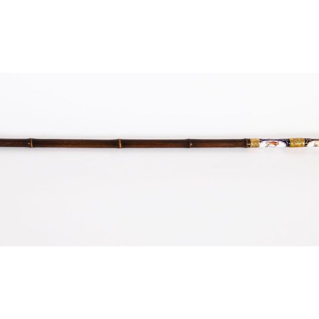 Antique French Gold Plate Sevres Porcelain Walking Sword Stick, 19th Century For Sale - Image 6 of 18