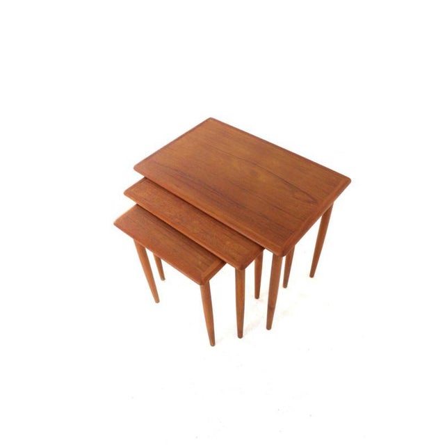 Danish Nesting Tables, Set of 3 For Sale - Image 13 of 14