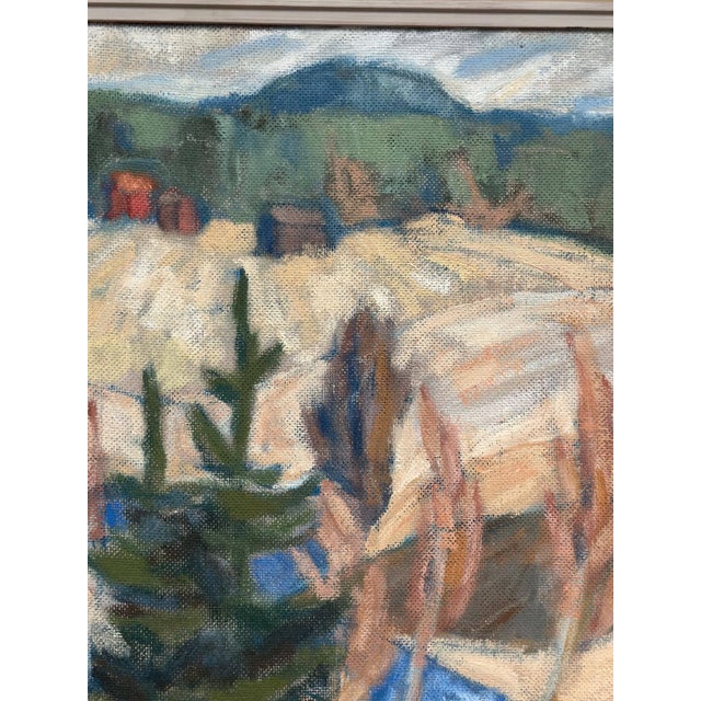 Rolf Eriksson, Landscape, 1950s, Oil on Canvas, Framed For Sale - Image 15 of 18