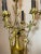 Early 20th Century Gigantic Pair of Gilt Bronze Neoclassical Candelabra Vase Flower Urn Table Lamps For Sale - Image 10 of 16