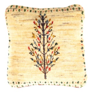 Pasargad DC Fine Hand Knotted Gabbeh Pillow For Sale