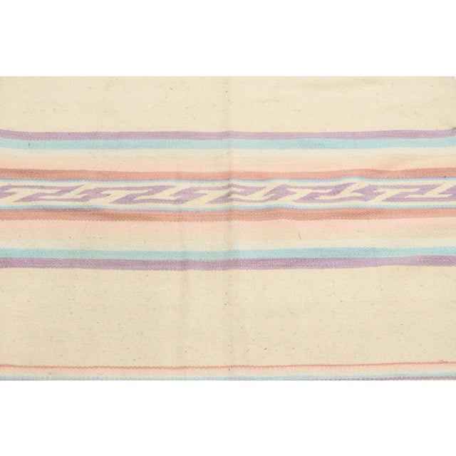 Rustic Vintage Chinle Navajo-Style Kilim Rug - 04'02 X 07'02 For Sale - Image 3 of 9
