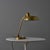 1940s Giovanni Michelucci Patinated Brass Ministerial Desk Lamp for Lariolux Produced circa 1940 and executed in richly...