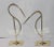 Mid-Century Modern 1960s-70s Brass Stylized Egret Figures - a Set of 2 For Sale - Image 3 of 13