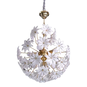 Murano Sputnik Flowers Chandelier, 1980s
