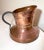 19th Century Rare Antique Handmade Copper Wrought Iron Dovetailed Spittoon Jug Pot W/ Handle For Sale - Image 5 of 11