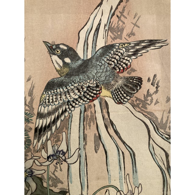 Nakayama Sūgakudō, Woodpecker and Erythronium Japonicum, 1859, Print For Sale - Image 11 of 13