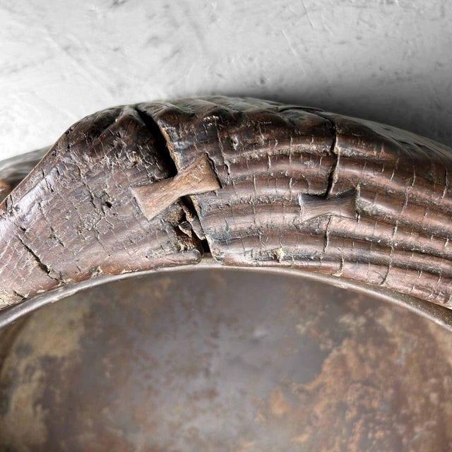 Meiji Tree Trunk Hibachi, Japan, 1890s For Sale - Image 14 of 18