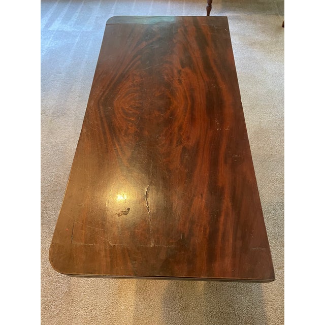 Wood Mid 19th Century American Empire Console/Game Table For Sale - Image 7 of 7