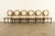 A gorgeous set of six French Regency Louis XVI style dining chairs In the manner of Karges Furniture USA, Circa 1960s...