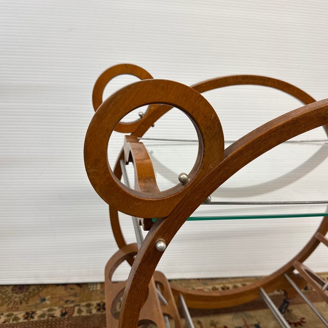 Art Deco Italian Bar Cart, Circa 1940's For Sale - Image 12 of 12