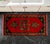 Farmhouse Hand Knotted Small Turkish Rug. Organic Wool 1960's Entryway Decor DoorMat, Accent Rug - 22'' X 44'' For Sale - Image 3 of 12