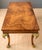Mid 20th Century Giltwood Rams Head and Hoofed Saber Leg Burlwood Coffee Table For Sale - Image 5 of 18
