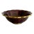 Mid-Century Cloisonne Bowl With Brass Trim For Sale