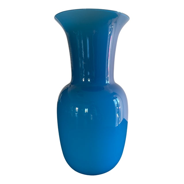 Vintage Vase in Blue from Venini, 1990s For Sale
