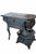 French Green Enamelled Cast Iron Wood Burning Stove For Sale - Image 6 of 6