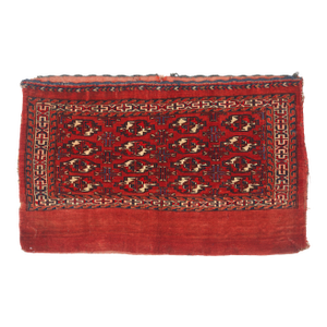 Late 19th Century Turkmen Chuval Bag Face, 02'06 X 03'11