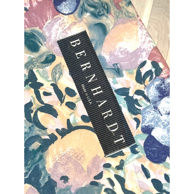 Vintage 1990s Bernhardt Floral Maximalist Lounge Chair For Sale - Image 9 of 9