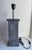 Mid-Century Modern Mid 20th Century Pair of Imposing Vintage French Zinc Column Lamps For Sale - Image 3 of 13