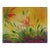 Late 20th Century Modernist Wildflower Garden Painting For Sale