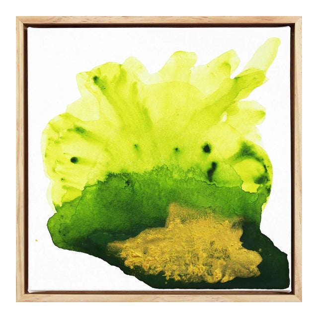 Secret Garden - Framed Original Minimalist Abstract Contemporary Original Artwork by Clara Berta For Sale