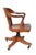 Early 20th Century Oak Bank of England Jury Style Swivel Desk Chair For Sale - Image 10 of 14
