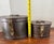 Antique Metal Military Hammered Hat Boxes Pair For Sale In Montgomery - Image 6 of 8