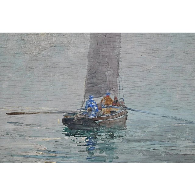 G. Lhermitte, In the Mist, 1934, Oil Painting For Sale - Image 6 of 13