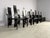 1990s Iris Chairs by Rob and Dries Van Den Berghe for Van Den Berghe Pauvers, 1990, Set of 12 For Sale - Image 5 of 10