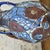 Blue 19th Century Filigree Vase in Ceramic, Leather, Enamel and Metal by Safi, Morocco For Sale - Image 8 of 18
